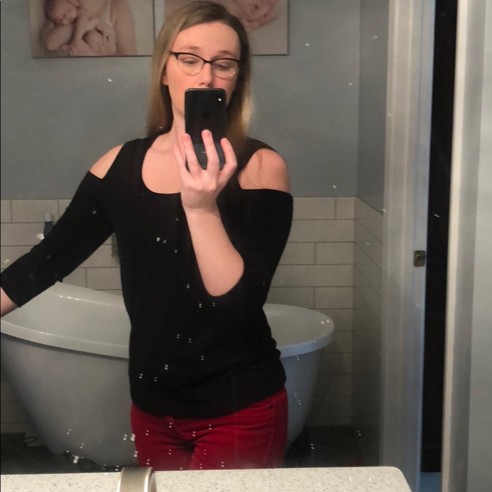 Calvin Klein sweater 3/4 with exposed shoulders